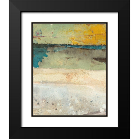 Broken to Beautiful 2 Black Modern Wood Framed Art Print with Double Matting by Ashley, Erin