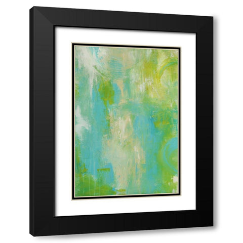 Enchanted Garden Black Modern Wood Framed Art Print with Double Matting by Ashley, Erin
