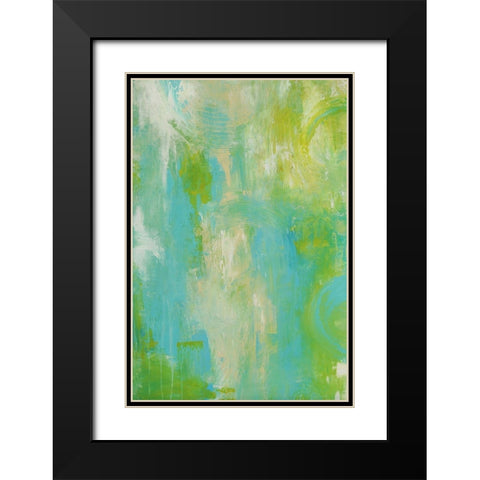Enchanted Garden Black Modern Wood Framed Art Print with Double Matting by Ashley, Erin