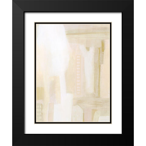 Urban Peach I Black Modern Wood Framed Art Print with Double Matting by Popp, Grace