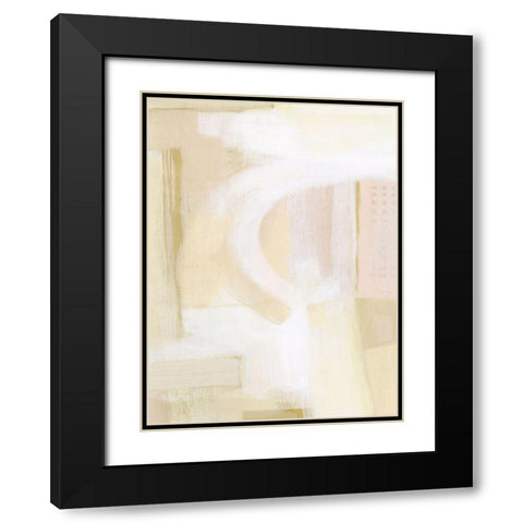 Urban Peach II Black Modern Wood Framed Art Print with Double Matting by Popp, Grace