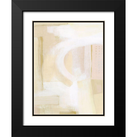 Urban Peach II Black Modern Wood Framed Art Print with Double Matting by Popp, Grace