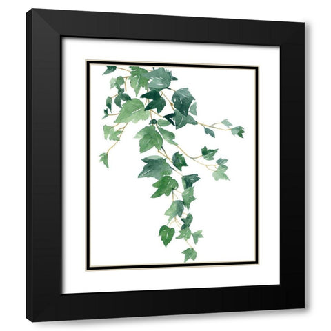 Branch Study I Black Modern Wood Framed Art Print with Double Matting by Wang, Melissa