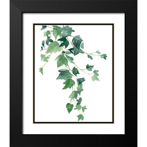 Branch Study I Black Modern Wood Framed Art Print with Double Matting by Wang, Melissa