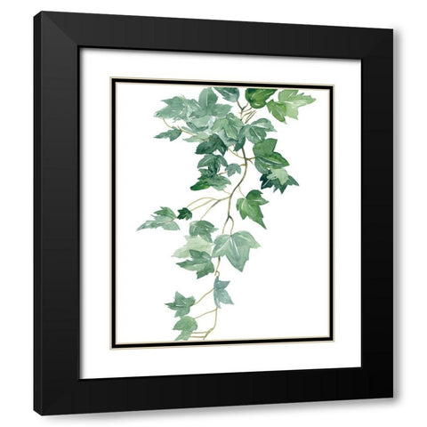 Branch Study II Black Modern Wood Framed Art Print with Double Matting by Wang, Melissa