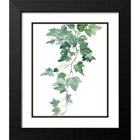 Branch Study II Black Modern Wood Framed Art Print with Double Matting by Wang, Melissa