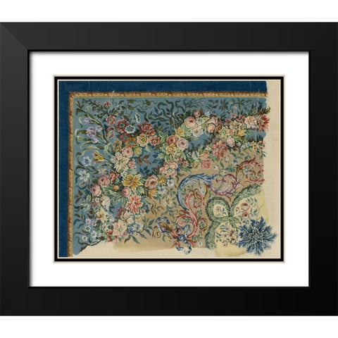 Vintage Design Sketch I Black Modern Wood Framed Art Print with Double Matting by Baxter Mill Archive
