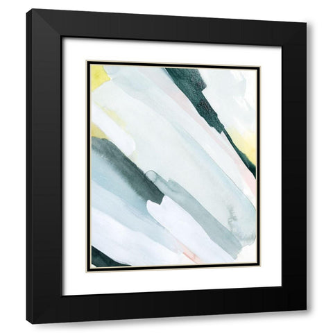 Pastel Sunrise II Black Modern Wood Framed Art Print with Double Matting by Popp, Grace