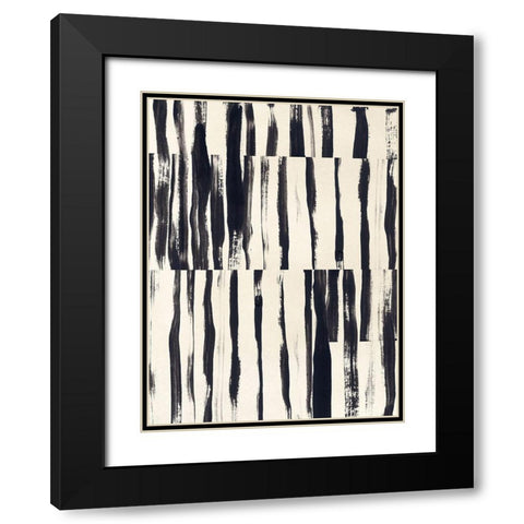 Minor Key I Black Modern Wood Framed Art Print with Double Matting by Vess, June Erica