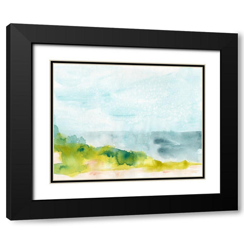 Spring Shoals II Black Modern Wood Framed Art Print with Double Matting by Vess, June Erica