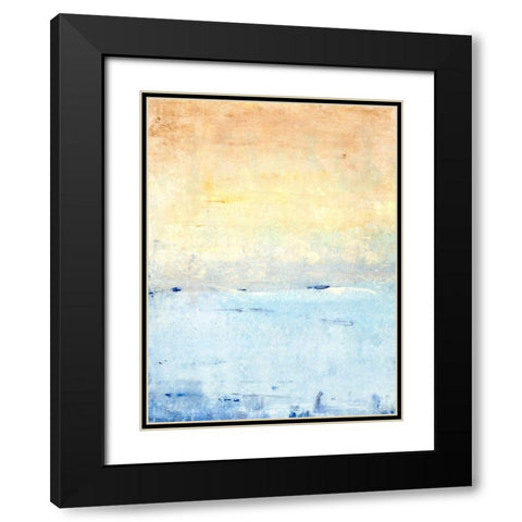 Inlet at Sunrise II Black Modern Wood Framed Art Print with Double Matting by OToole, Tim