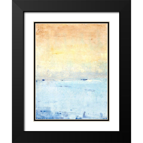 Inlet at Sunrise II Black Modern Wood Framed Art Print with Double Matting by OToole, Tim
