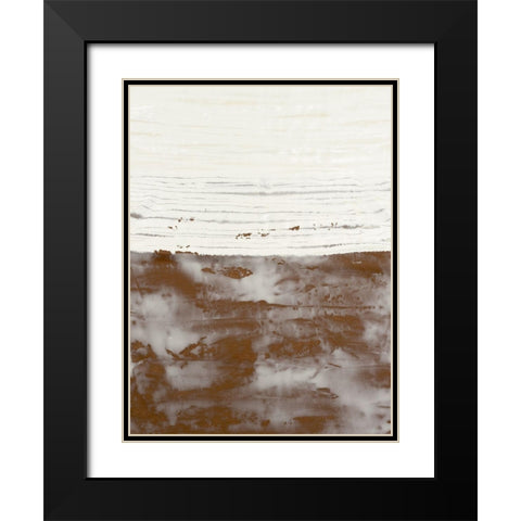 Sillicates III Black Modern Wood Framed Art Print with Double Matting by Lam, Vanna
