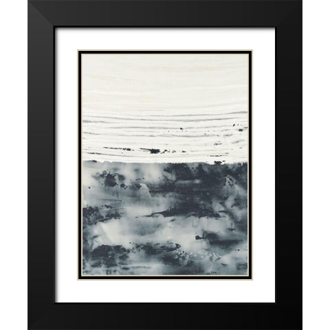 Sillicates IV Black Modern Wood Framed Art Print with Double Matting by Lam, Vanna