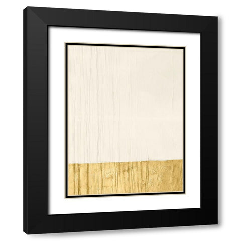 Verticalis Black Modern Wood Framed Art Print with Double Matting by Stramel, Renee W.