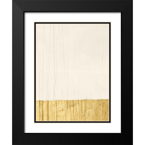 Verticalis Black Modern Wood Framed Art Print with Double Matting by Stramel, Renee W.