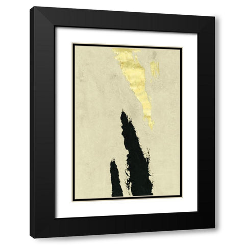 Twin Canyons II Black Modern Wood Framed Art Print with Double Matting by Willett, Michael