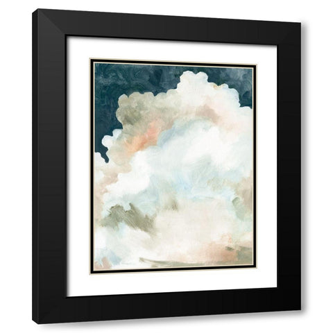 Dark Cumulus I Black Modern Wood Framed Art Print with Double Matting by Caroline, Emma