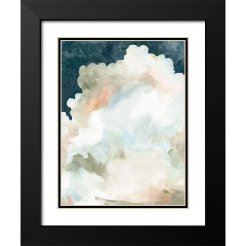 Dark Cumulus I Black Modern Wood Framed Art Print with Double Matting by Caroline, Emma