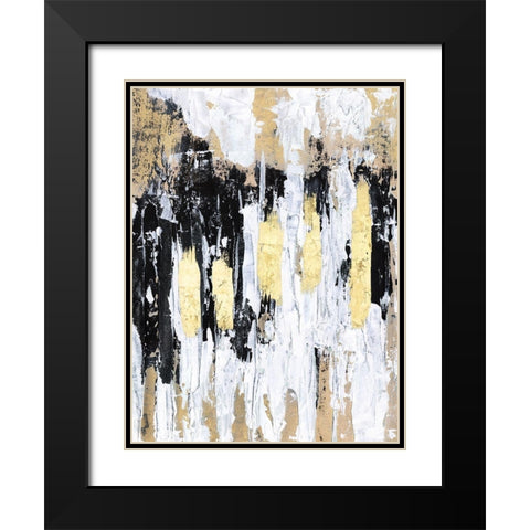 Gilded Compendium Black Modern Wood Framed Art Print with Double Matting by Stramel, Renee W.