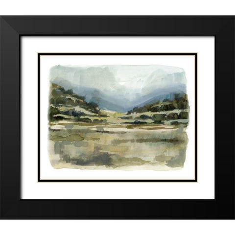 Sugar Valley I Black Modern Wood Framed Art Print with Double Matting by Barnes, Victoria