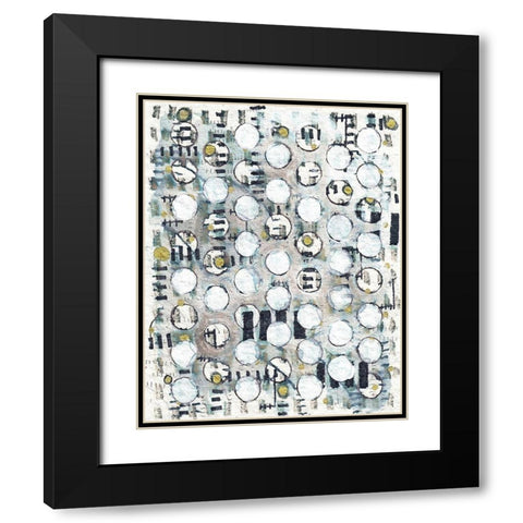 Glimmer Black Modern Wood Framed Art Print with Double Matting by Arbel, Lori