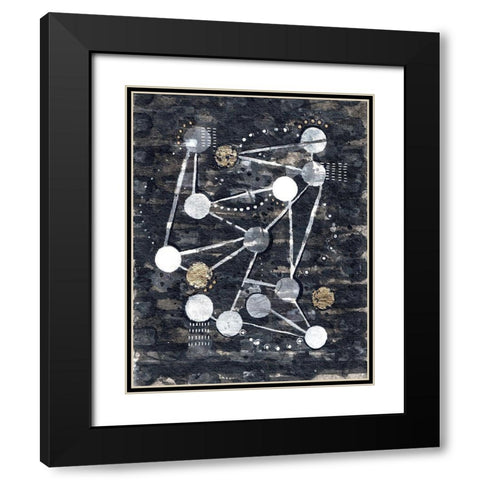 Phases Black Modern Wood Framed Art Print with Double Matting by Arbel, Lori