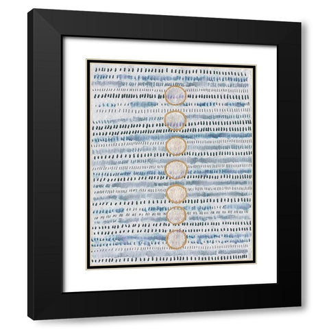 Aligned Black Modern Wood Framed Art Print with Double Matting by Arbel, Lori