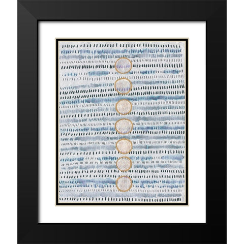 Aligned Black Modern Wood Framed Art Print with Double Matting by Arbel, Lori