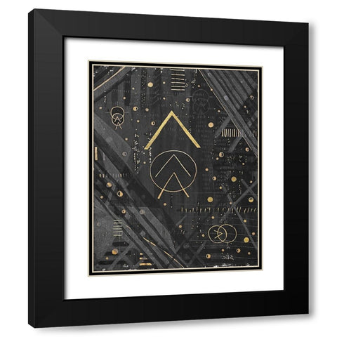 Direction Black Modern Wood Framed Art Print with Double Matting by Arbel, Lori