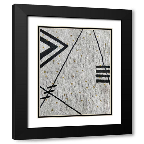 Road Signs Black Modern Wood Framed Art Print with Double Matting by Arbel, Lori
