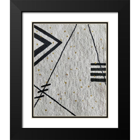 Road Signs Black Modern Wood Framed Art Print with Double Matting by Arbel, Lori