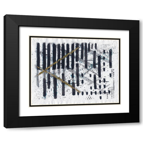 Golden Angle Black Modern Wood Framed Art Print with Double Matting by Arbel, Lori