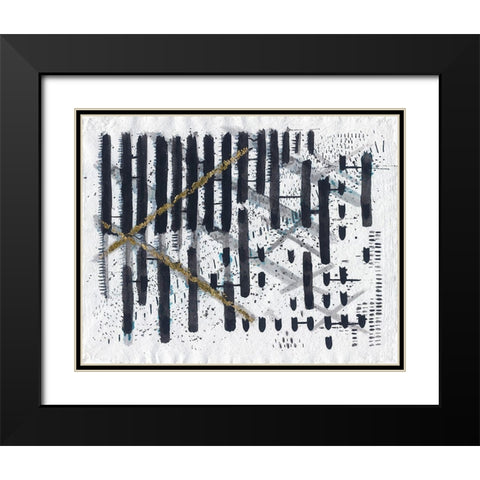 Golden Angle Black Modern Wood Framed Art Print with Double Matting by Arbel, Lori