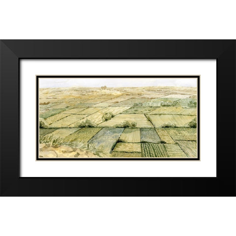 Flatlands III Black Modern Wood Framed Art Print with Double Matting by Popp, Grace