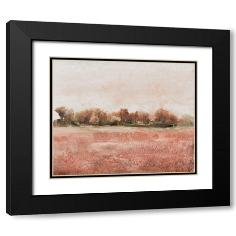 Red Soil I Black Modern Wood Framed Art Print with Double Matting by OToole, Tim