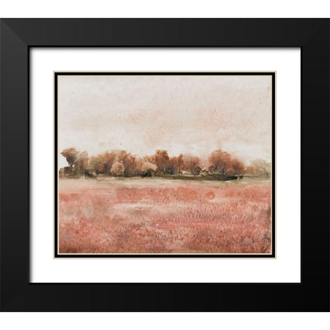 Red Soil I Black Modern Wood Framed Art Print with Double Matting by OToole, Tim