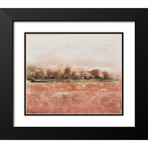 Red Soil II Black Modern Wood Framed Art Print with Double Matting by OToole, Tim