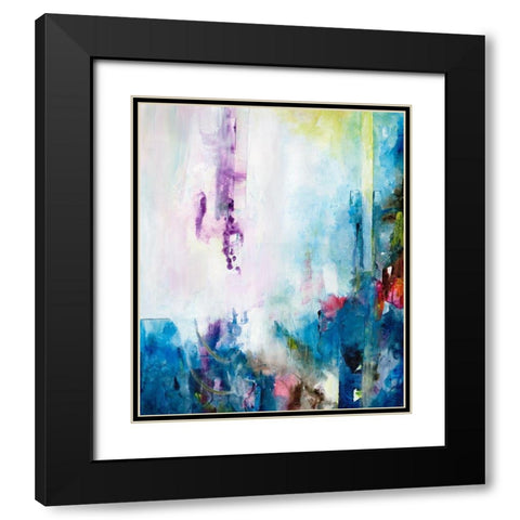 Silent Dreams I Black Modern Wood Framed Art Print with Double Matting by Combs, Joyce