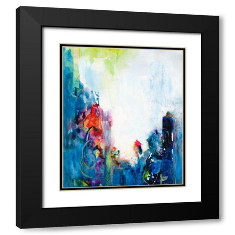 Silent Dreams II Black Modern Wood Framed Art Print with Double Matting by Combs, Joyce