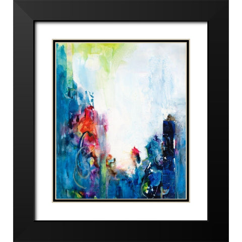 Silent Dreams II Black Modern Wood Framed Art Print with Double Matting by Combs, Joyce