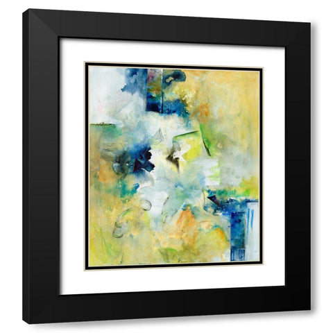 Starlings I Black Modern Wood Framed Art Print with Double Matting by Combs, Joyce