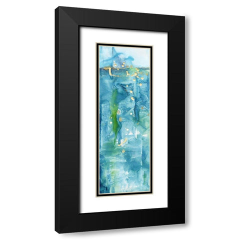 Cool Thoughts II Black Modern Wood Framed Art Print with Double Matting by Combs, Joyce