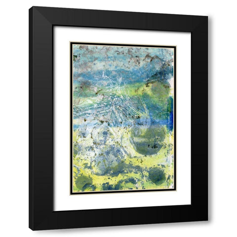 Coral Haze I Black Modern Wood Framed Art Print with Double Matting by Combs, Joyce