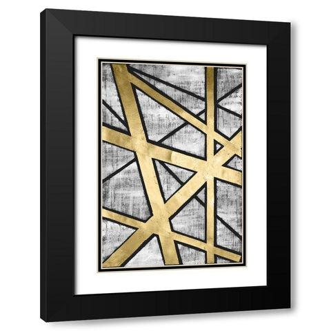 Rafters I Black Modern Wood Framed Art Print with Double Matting by Lam, Vanna