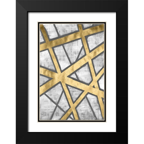 Rafters III Black Modern Wood Framed Art Print with Double Matting by Lam, Vanna