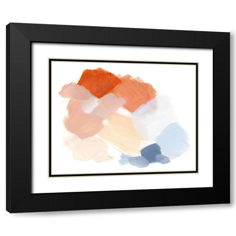 Palette Swatch II Black Modern Wood Framed Art Print with Double Matting by Barnes, Victoria