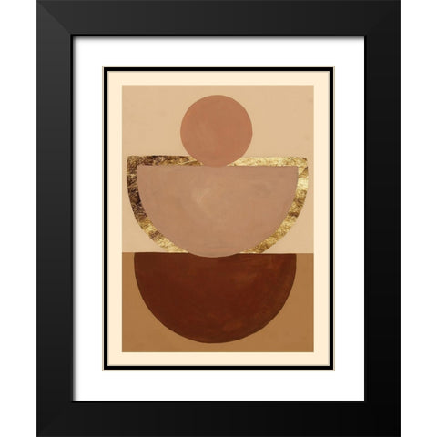 Sugar Melon I Black Modern Wood Framed Art Print with Double Matting by Barnes, Victoria