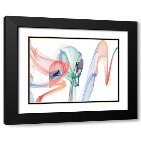 Dynamic Movement VI Black Modern Wood Framed Art Print with Double Matting by Orlov, Irena