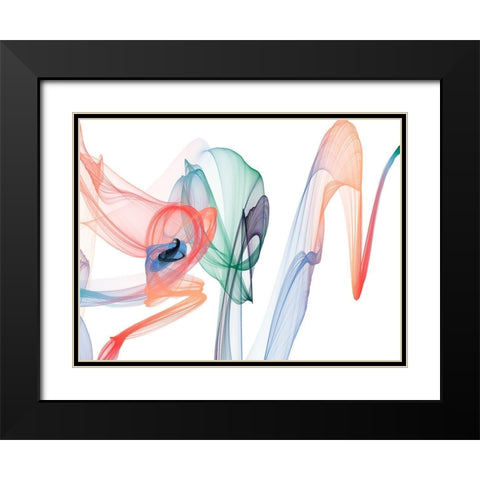 Dynamic Movement VI Black Modern Wood Framed Art Print with Double Matting by Orlov, Irena